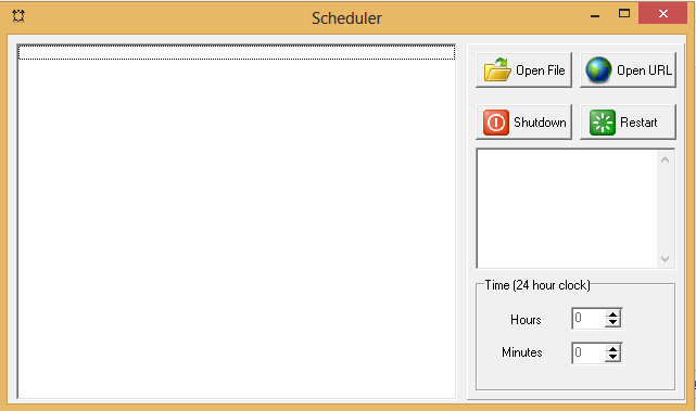 Scheduler برنامج لفتح البرامج والروابط في أي وقت أنت تختاره على الويندوز